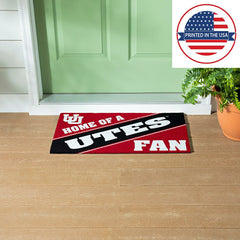 University of Utah, PVC Mat COLOR, Home of a Fan