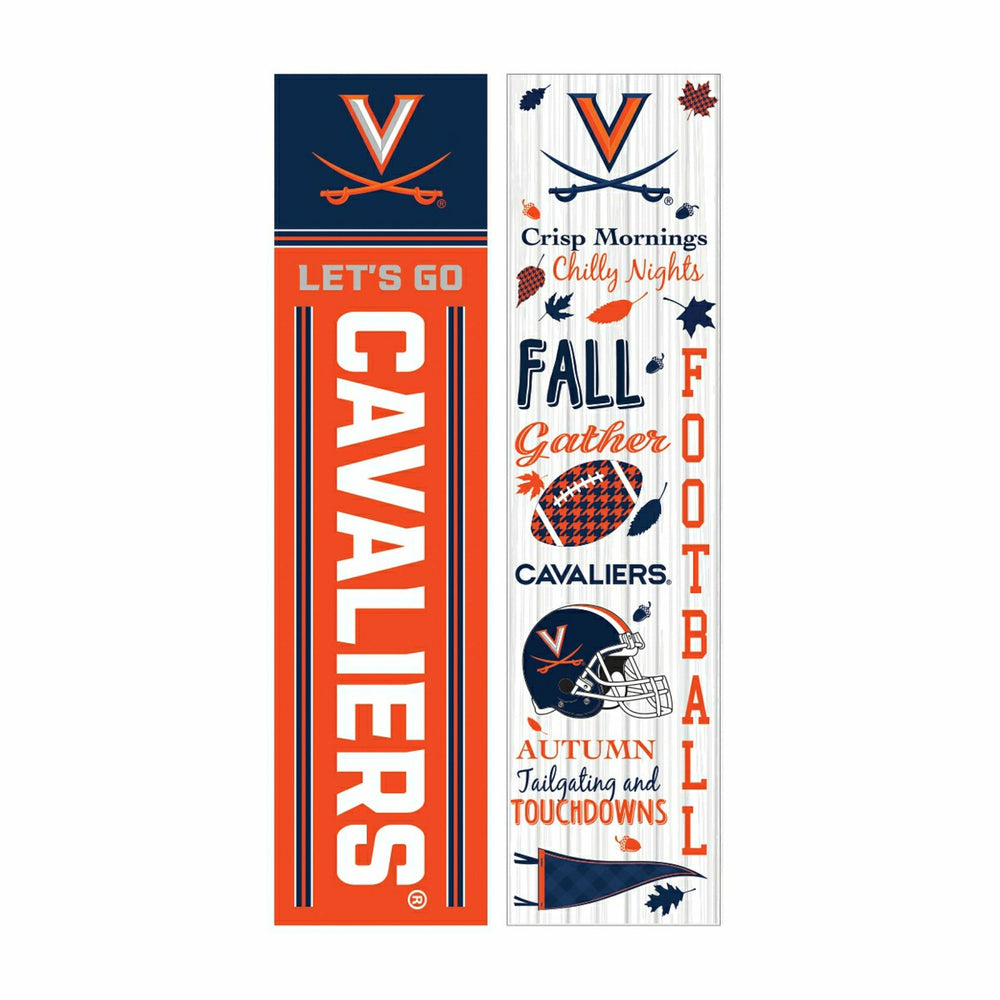 46" Double Sided Leaner, University of Virginia, Fall Seasonal
