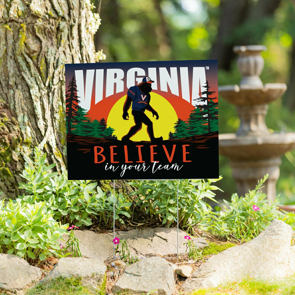 University of Virginia Yard Sign, Bigfoot