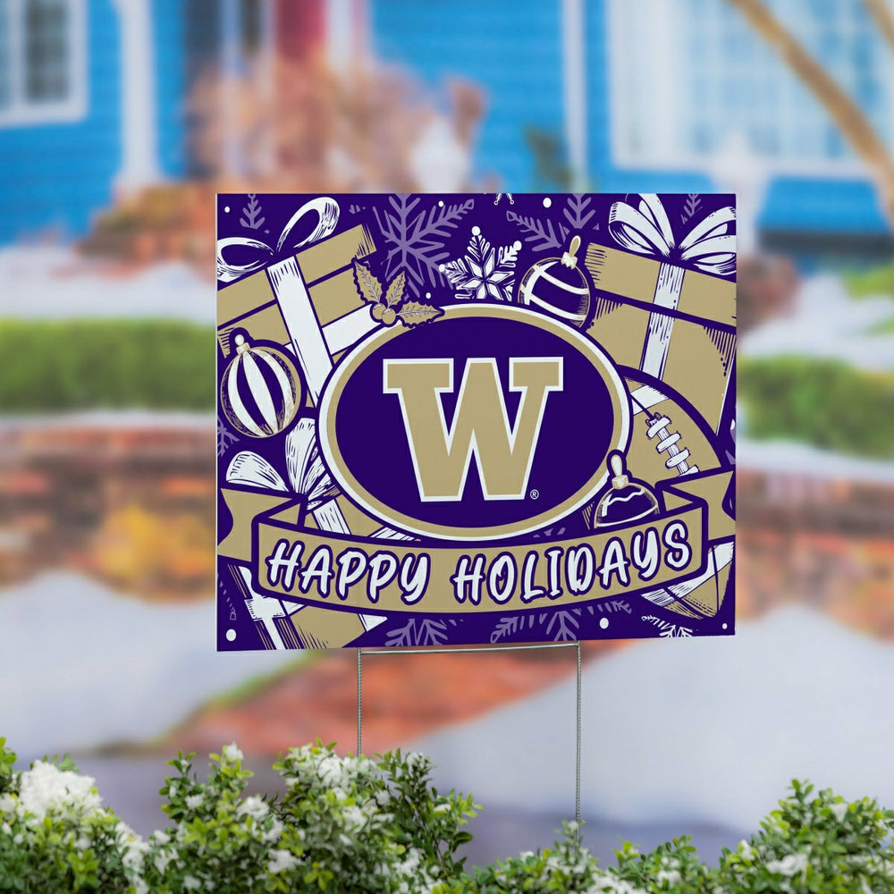 University of Washington Yard Sign, Holiday