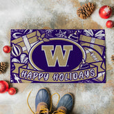 University of Washington Holiday PVC Mat, 28"x16"