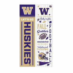 Universitiy of Washington 46" Double Sided Leaner, Fall Seasonal