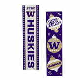 Universitiy of Washington 47" Double Sided Leaner, Christmas