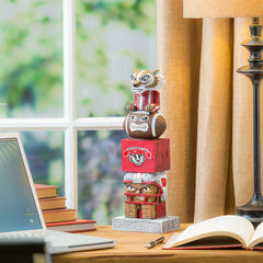 Wisconsin-Madison Badgers Tiki Team Totem Garden Statue