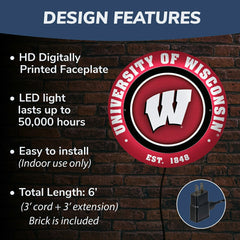 University of Wisconsin-Madison, Metal Lite, Round