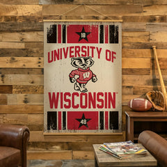 University of Wisconsin-Madison, Canvas Wall Tapestry, Large, 54x36