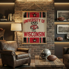 University of Wisconsin-Madison, Canvas Wall Tapestry, Large, 54x36