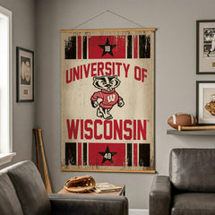 University of Wisconsin-Madison, Canvas Wall Tapestry, Large, 54x36