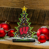 University of Wisconsin-Madison College Holiday Tree Desklite LED Deco