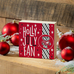University of Wisconsin-Madison Block, Holiday, 6x6