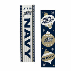 47" Double Sided Leaner, US Naval Academy, Christmas
