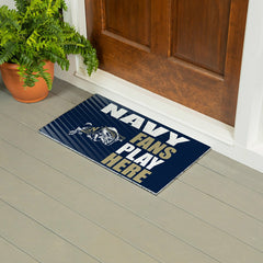 US Naval Academy Fan Mat, 28"x16"