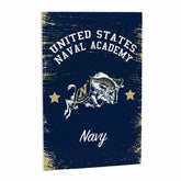 US Naval Academy Wood Wall Sign, 16x24