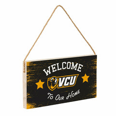 Virginia Commonwealth University Wood Wall Sign, 6x11