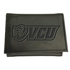 Virginia Commonwealth University (VCU), Tri-Fold Wallet, Black