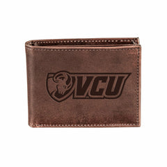 Virginia Commonwealth University (VCU), Bi-Fold Wallet, Brown, CH, 100