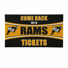 28" x 16" PVC Trapper Mat, Come Back with Tickets, Virginia Commonweal