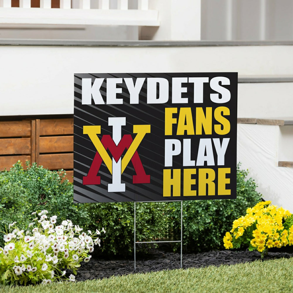 Virginia Military Institute Coroplast Yard Sign "Fans Play Here"