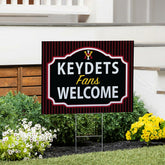 Virginia Military Institute Coroplast Yard Sign, "Fans Welcome"
