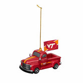 Virginia Tech Rally Truck Ornament, Set of 2