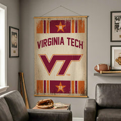 Virginia Tech, Canvas Wall Tapestry, Large, 54x36