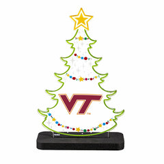 Virginia Tech College Holiday Tree Desklite LED Decor