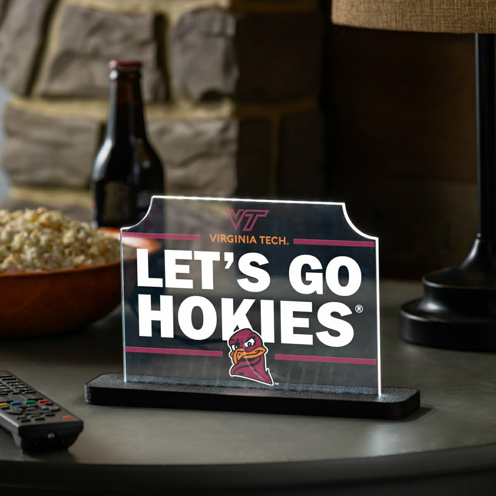 Virginia Tech College Rectangle Desklite LED Décor