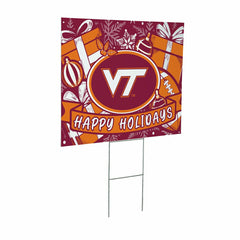 Virginia Tech Yard Sign, Holiday