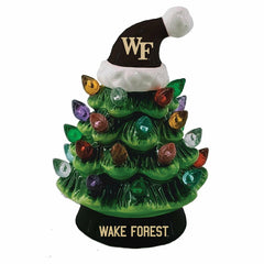 4" Mini LED Tabletop Christmas Tree, Set of 2, Wake Forest University