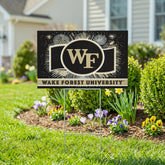 Wake Forest University Yard Sign, Patriotic