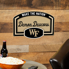 Wake Forest University USA Embossed Steel Wall Sign, 11" x 17"