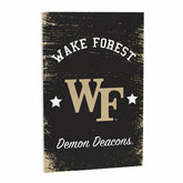 Wake Forest University Wood Wall Sign, 16x24