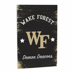 Wake Forest University Wood Wall Sign, 16x24