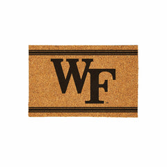 Wake Forest University Large One Color Coir Mat, 36"x24"