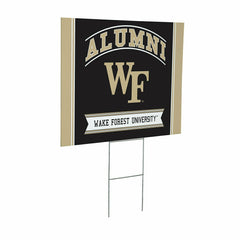 Wake Forest University Coroplast Yard Sign Alumni