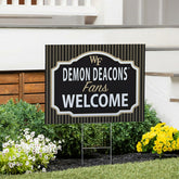 Wake Forest University Coroplast Yard Sign, "Fans Welcome"