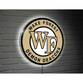 Wake Forest University College Large Round Edgelite LED Decor