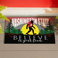 Washington State University Bigfoot PVC Mat, 28"x16"
