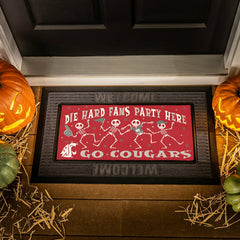 Washington State University Flocked Coir Halloween Sassafras Switch Ma
