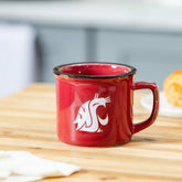 Washington State University Ceramic Camp Cup with Enamel Finish, 14oz