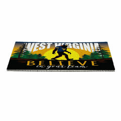 West Virginia University Bigfoot PVC Mat, 28"x16"