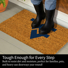 Coir Mat, 16"x28", West Virginia University