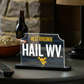 West Virginia University College Rectangle Desklite LED Décor