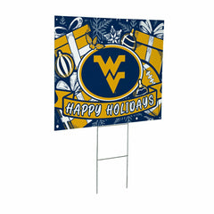 West Virginia University Coroplast Yard Sign, Holiday