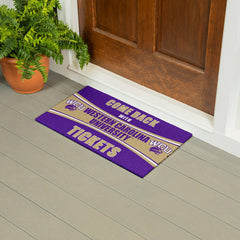 28" x 16" PVC Trapper Mat, Come Back with Tickets, Western Carolina Un