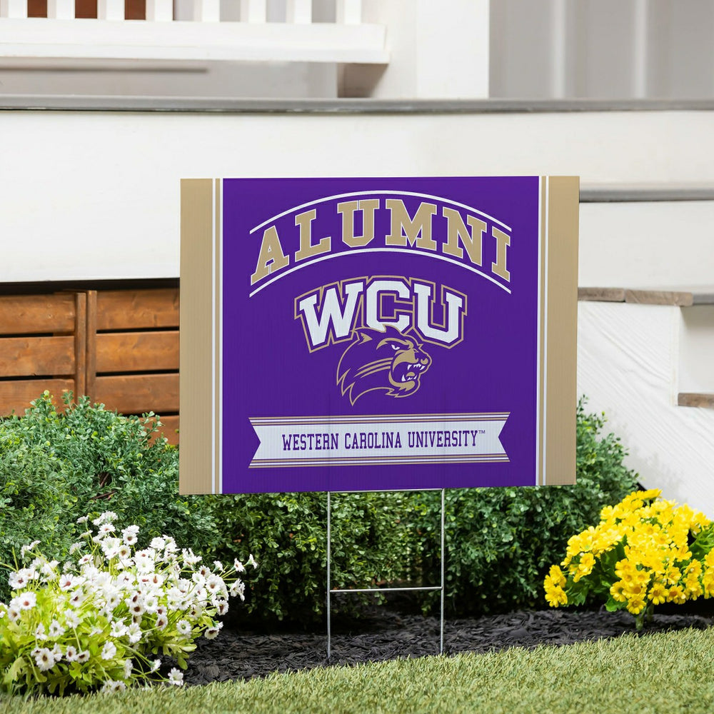 Western Carolina University Coroplast Yard Sign Alumni