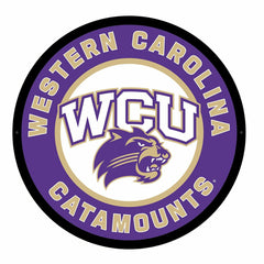 LED Wall Decor, Round, Western Carolina University