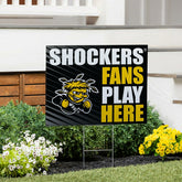 Wichita State University Coroplast Yard Sign "Fans Play Here"