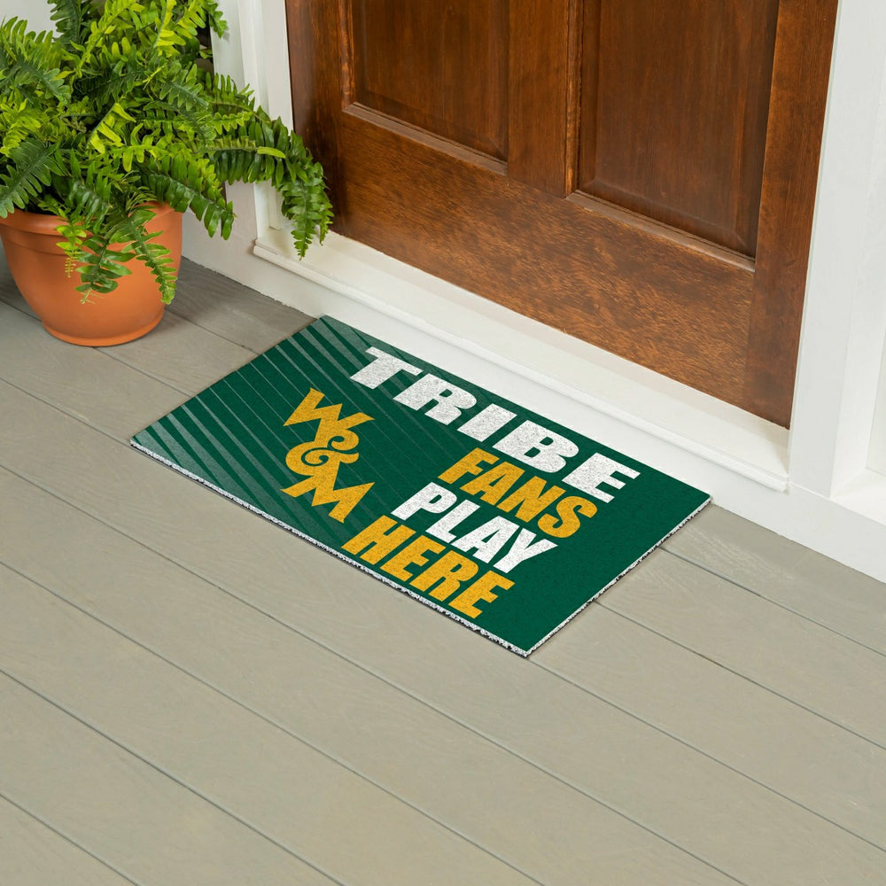 William & Mary Fan Mat, 28"x16"