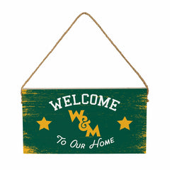 William & Mary Wood Wall Sign, 6x11